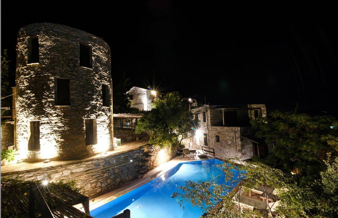 Pyrgos Traditional Village Agios Kirykos  Luaran gambar