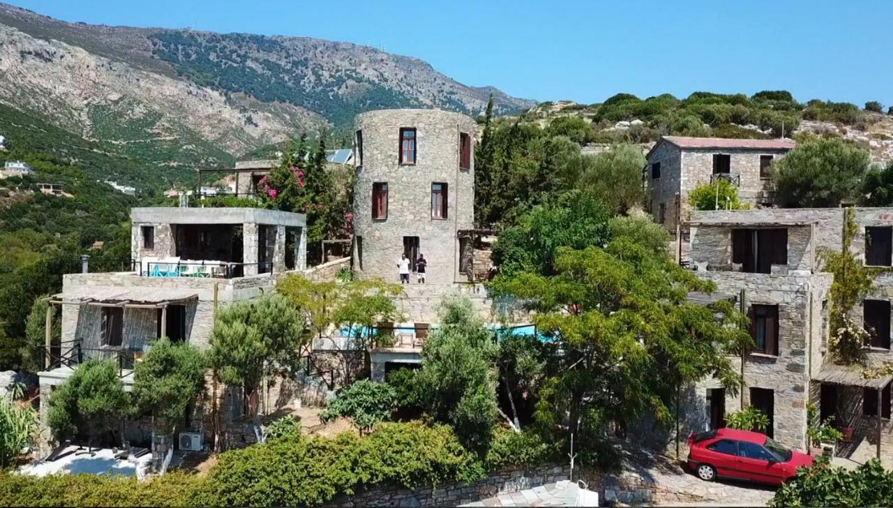 Pyrgos Traditional Village Agios Kirykos  Luaran gambar